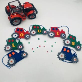 Colourful Tractor Bunting