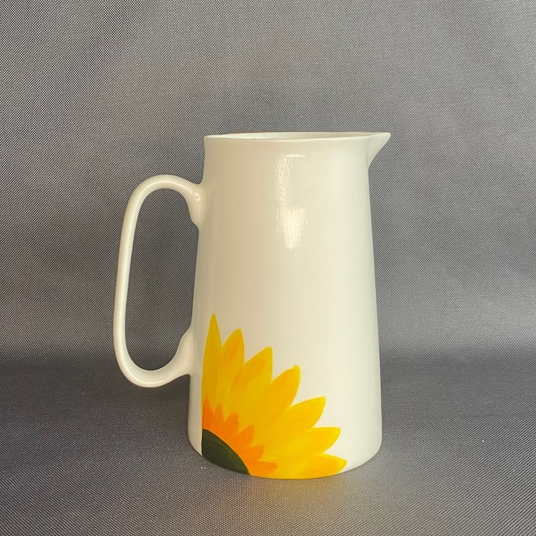 Medium sized Sunflower Ceramic Jug