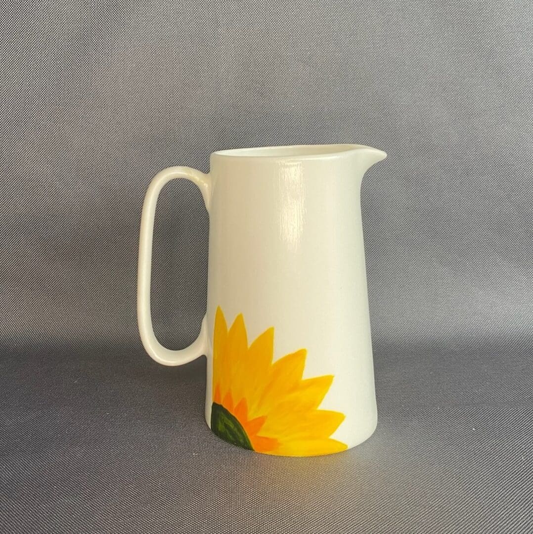 Small sized Sunflower Ceramic Jug