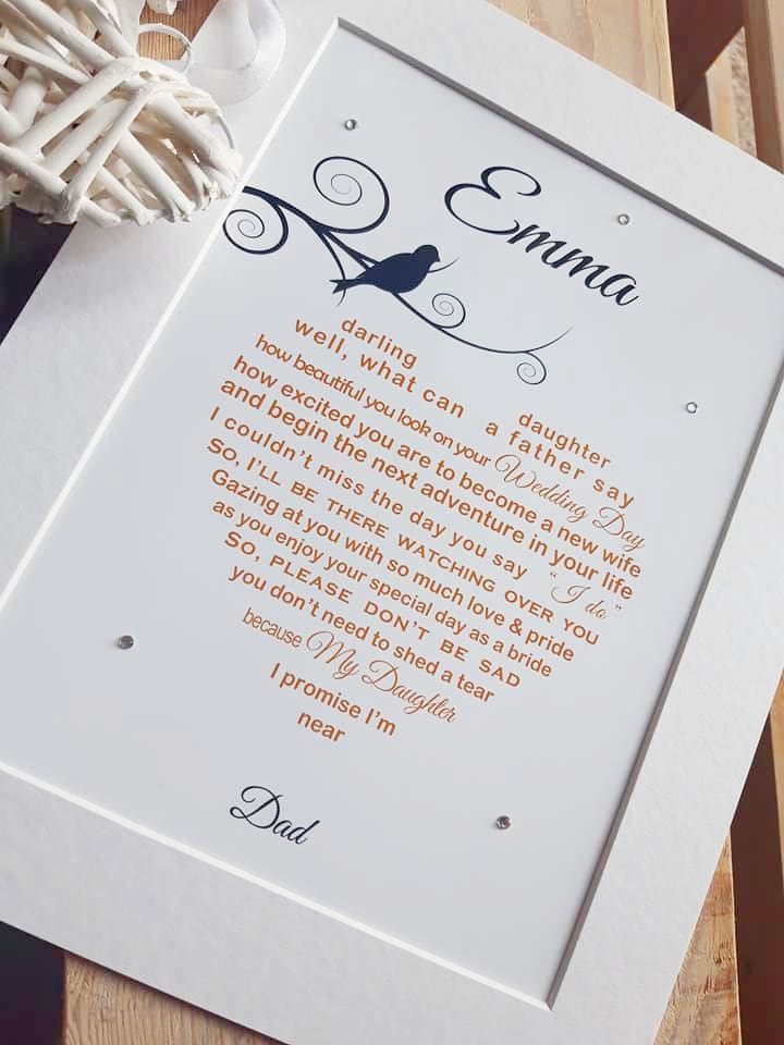 memorial-Gift-for-Bride-from-Dad-mounted-print