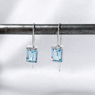 sky blue topaz earrings