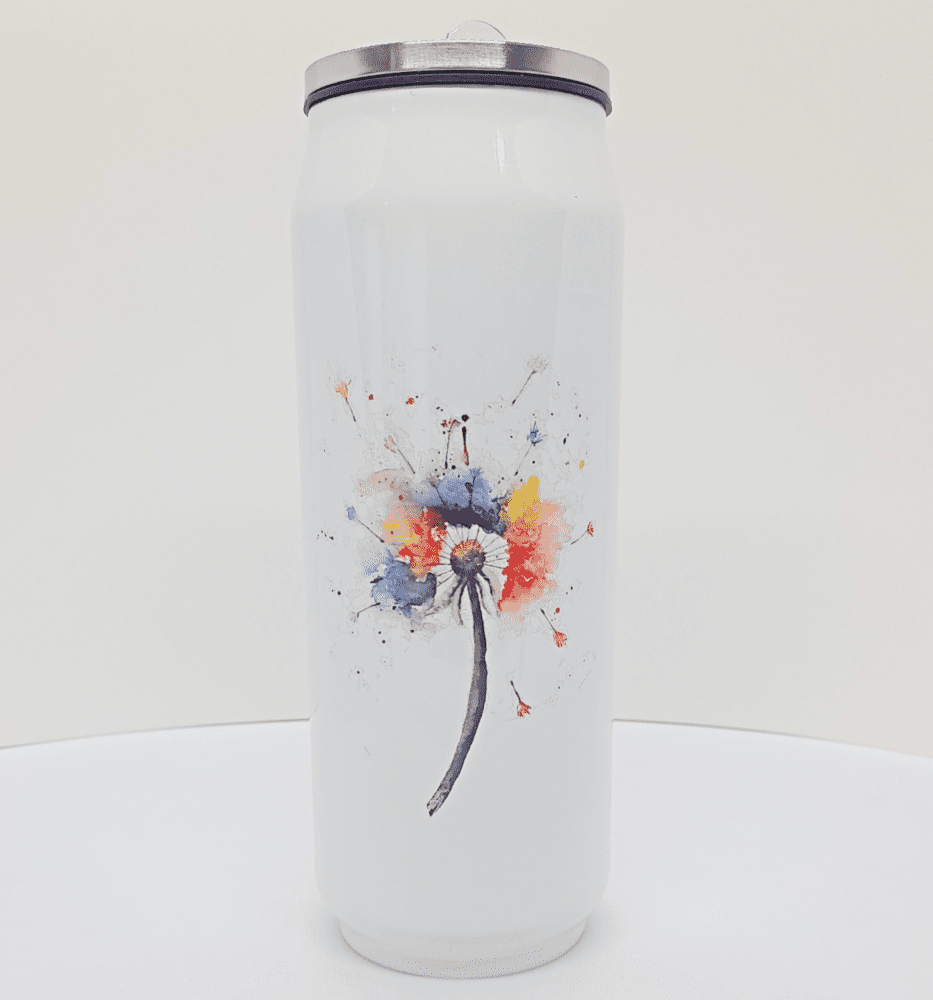 Colourful Wishes Drinks bottle can shaped