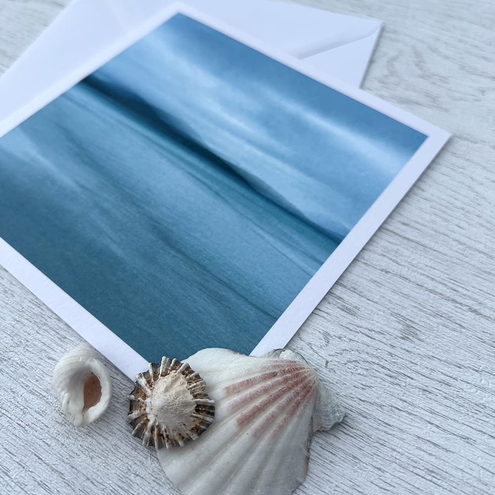 Luskentyre beach greeting card