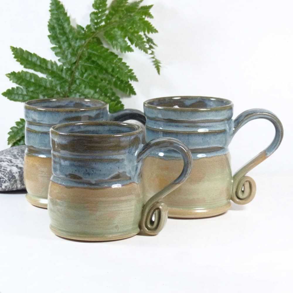 Three Tolkien Stoneware Mugs Lotr Lord of the Rings