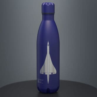 Concorde engraved thermal drinks bottle
