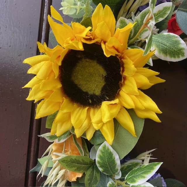 Sunflower-summer-front-door-wreath