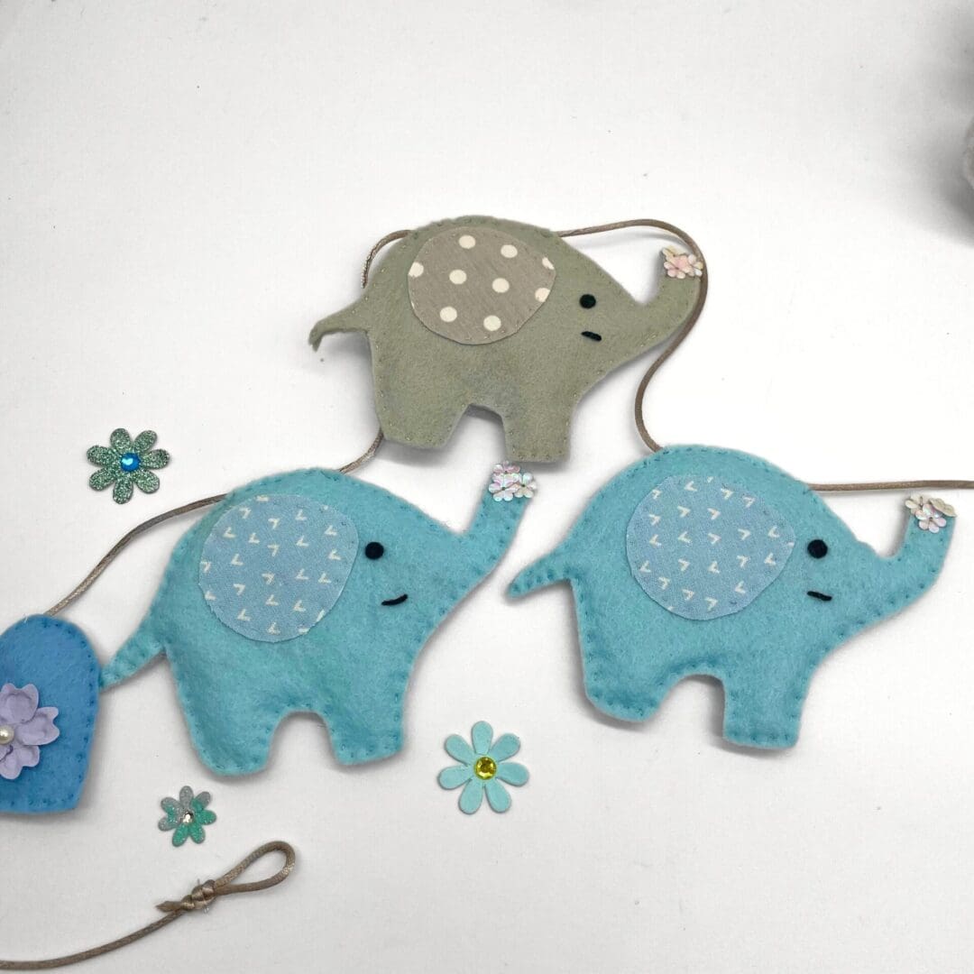 BLUE AND GREY ELEPHANT BUNTING