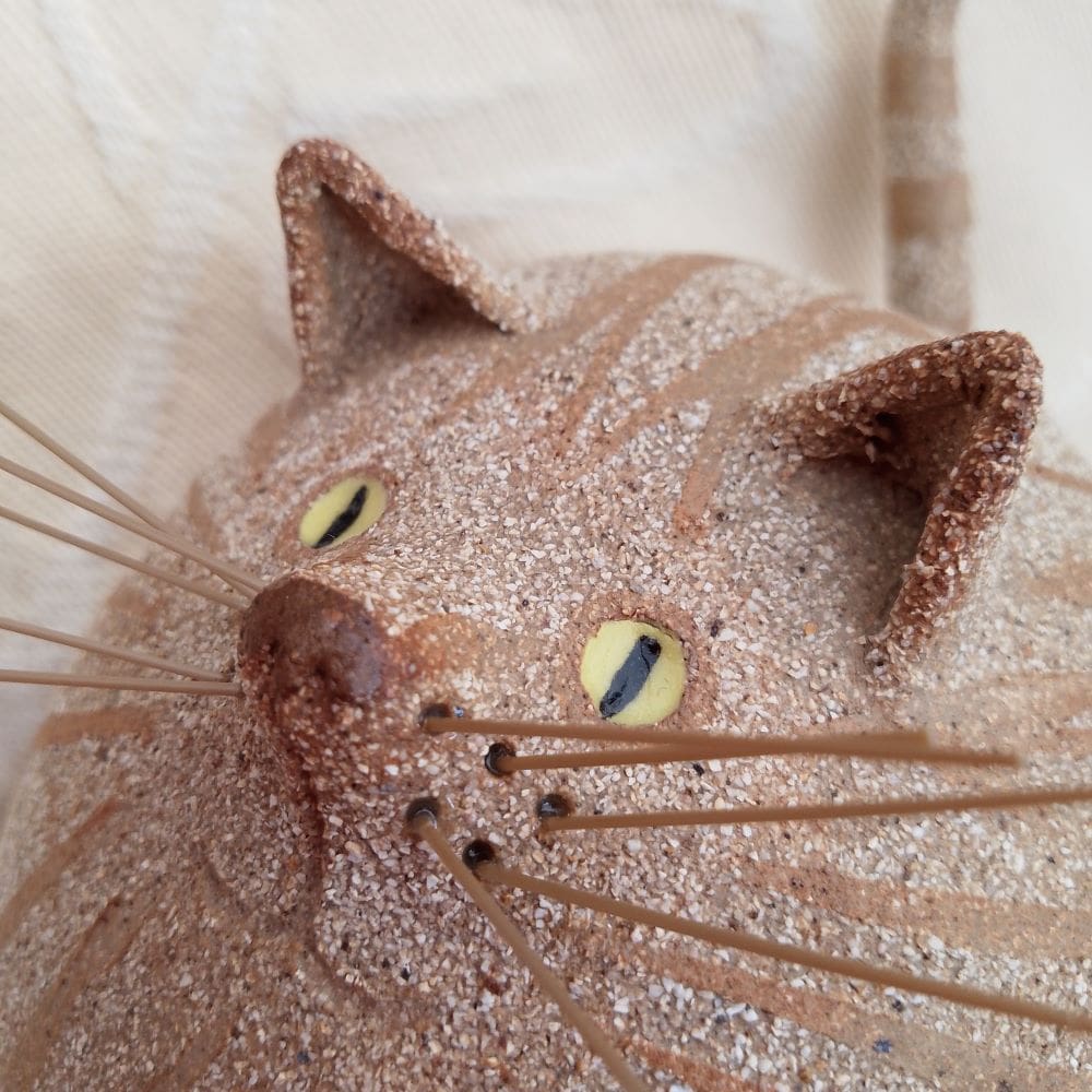 Ceramic Ginger Tom Cat
