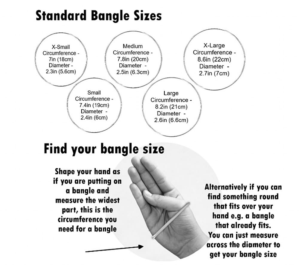 Bangle size guide