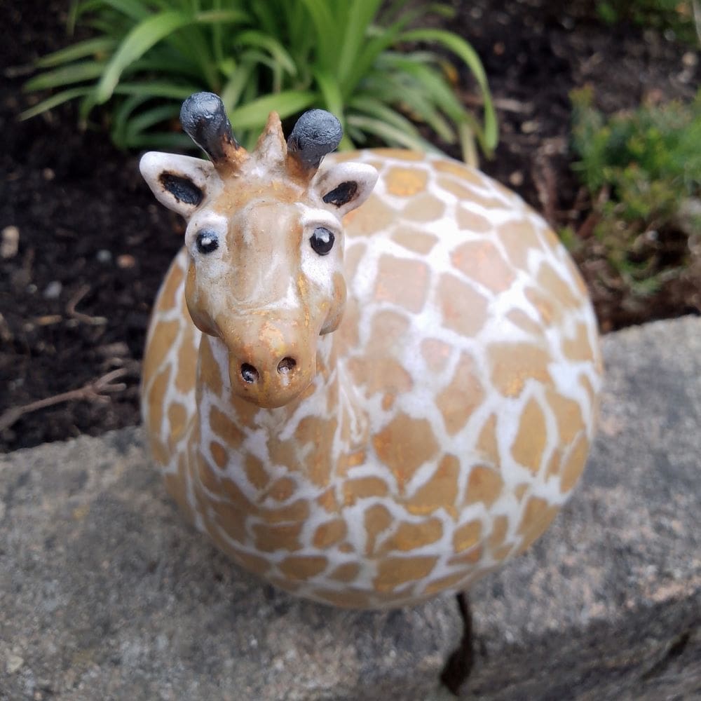 Roly Poly Ceramic Giraffe
