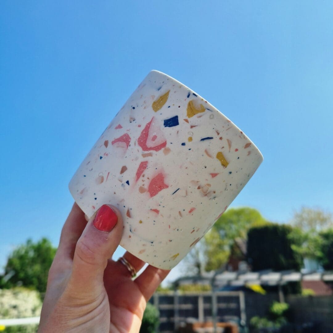 Classic terrazzo multi-use pot