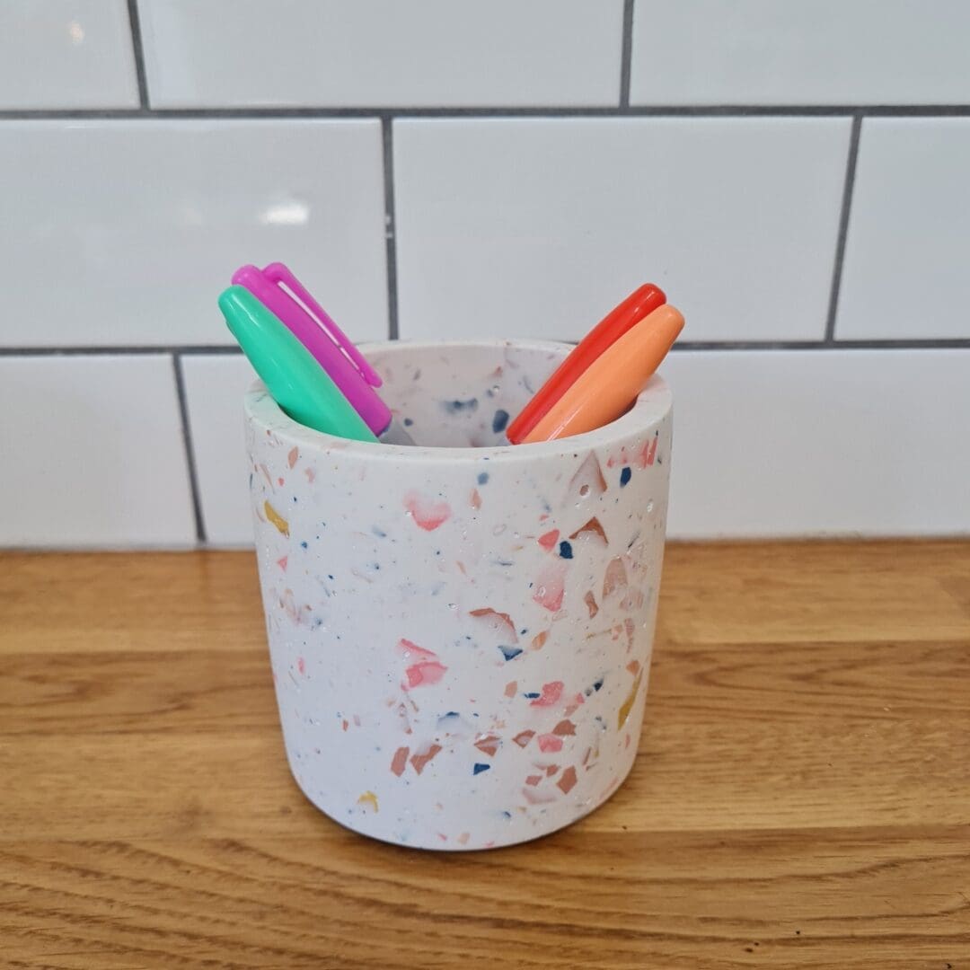 Classic terrazzo multi-use pot