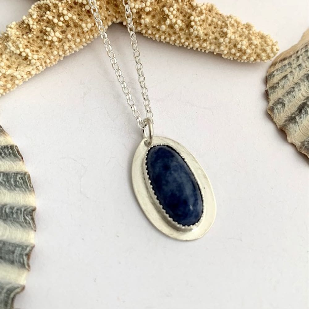 Lapis Lazuli 925 Sterling silver Necklace