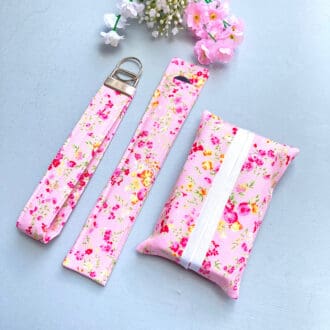 Pink Floral Handbag Accessories