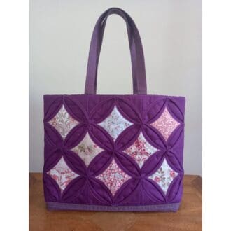 Purple Layered Patchwork Bag
