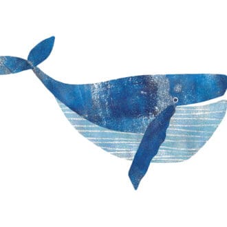 Walter whale print