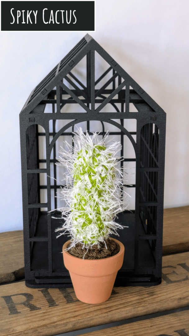 Spiky Crochet Cactus in a Mini Terracotta Pot