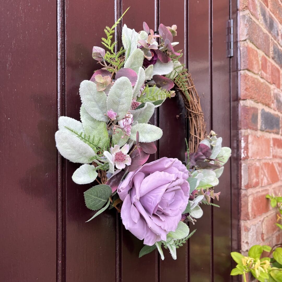 Dusky-pink-front-door-wreath