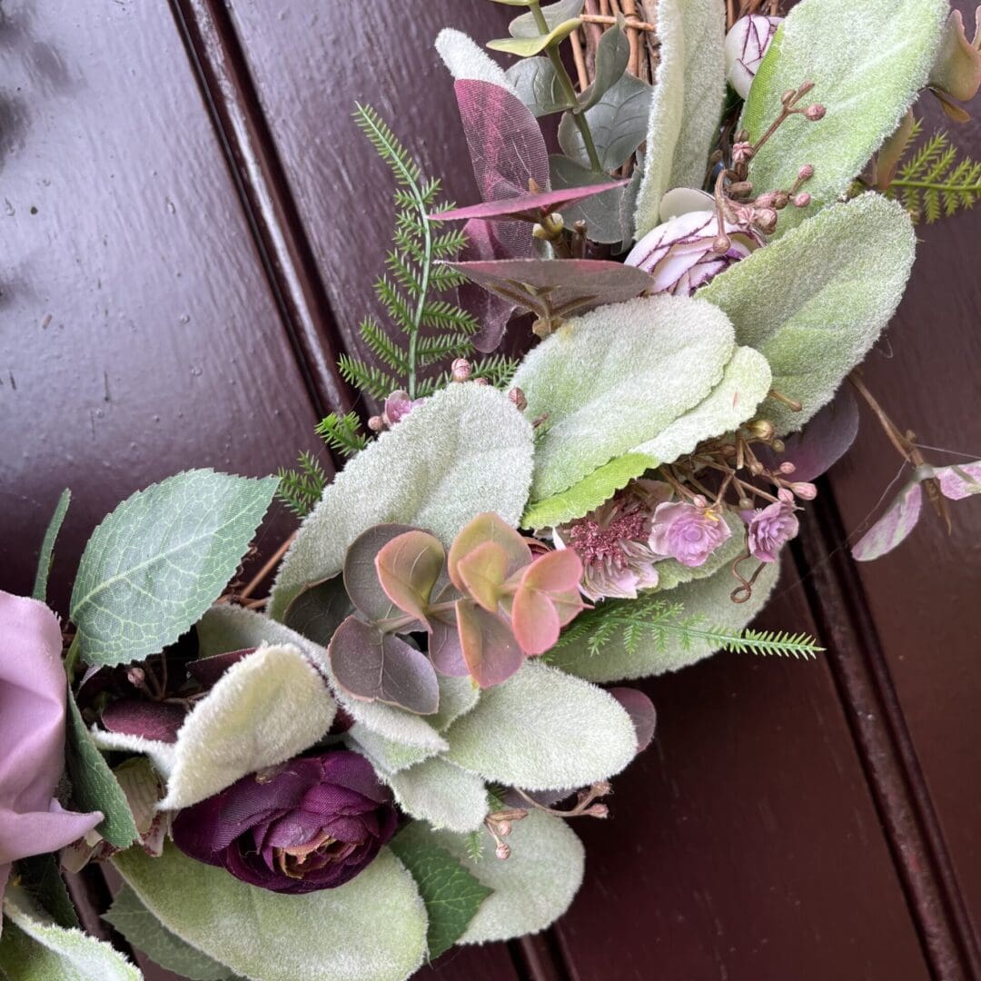 Dusky-pink-front-door-wreath