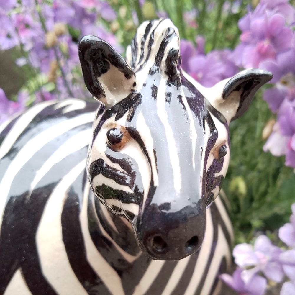 Ceramic Roly Poly Zebra