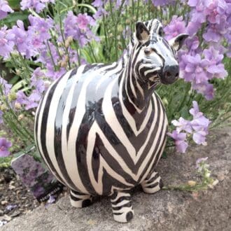 Ceramic Roly Poly Zebra