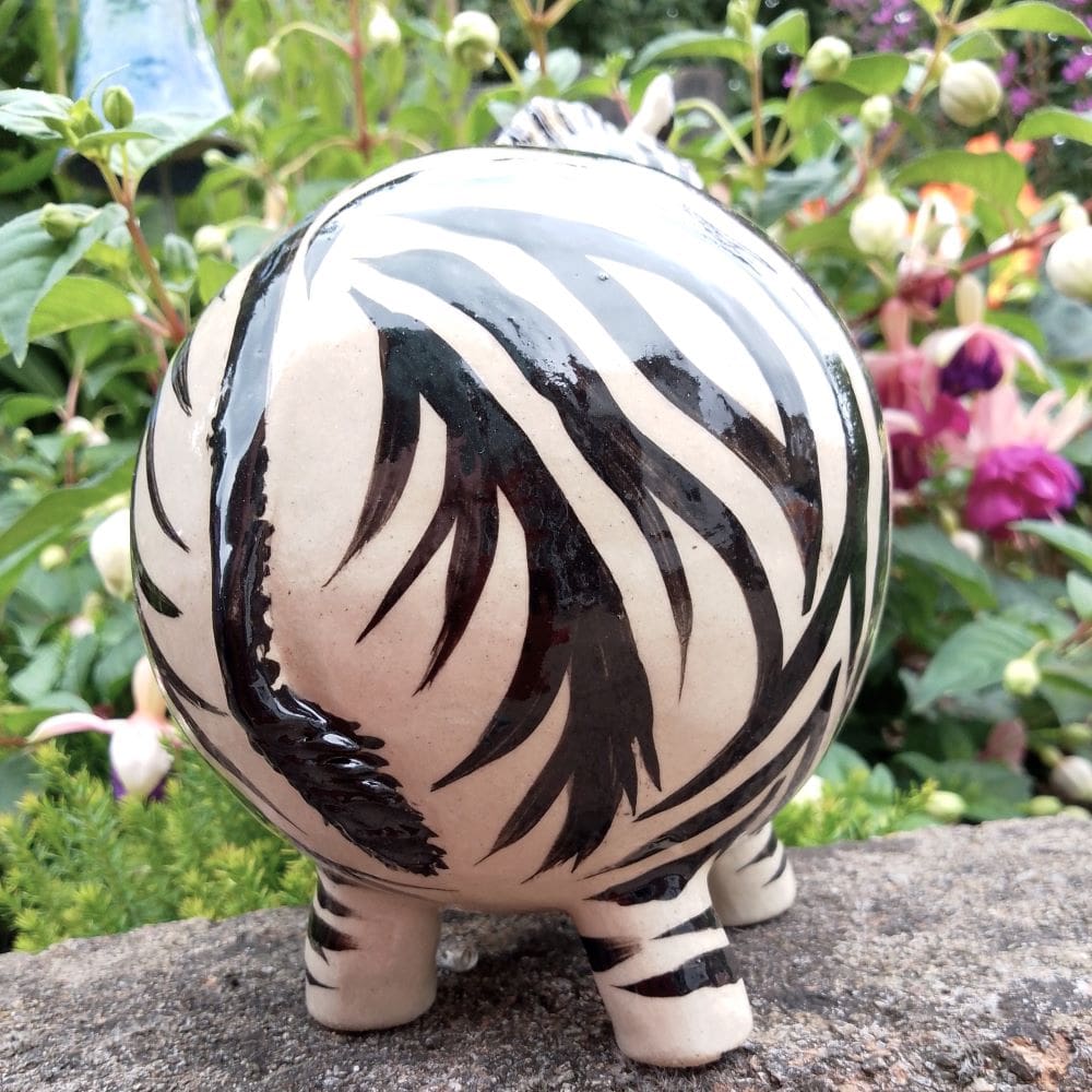 Ceramic Round Zebra