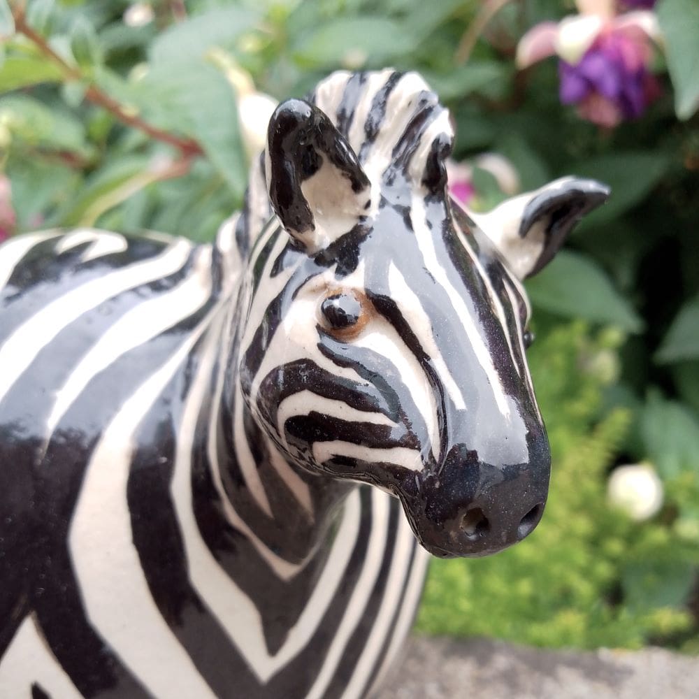 Ceramic Roly Poly Zebra