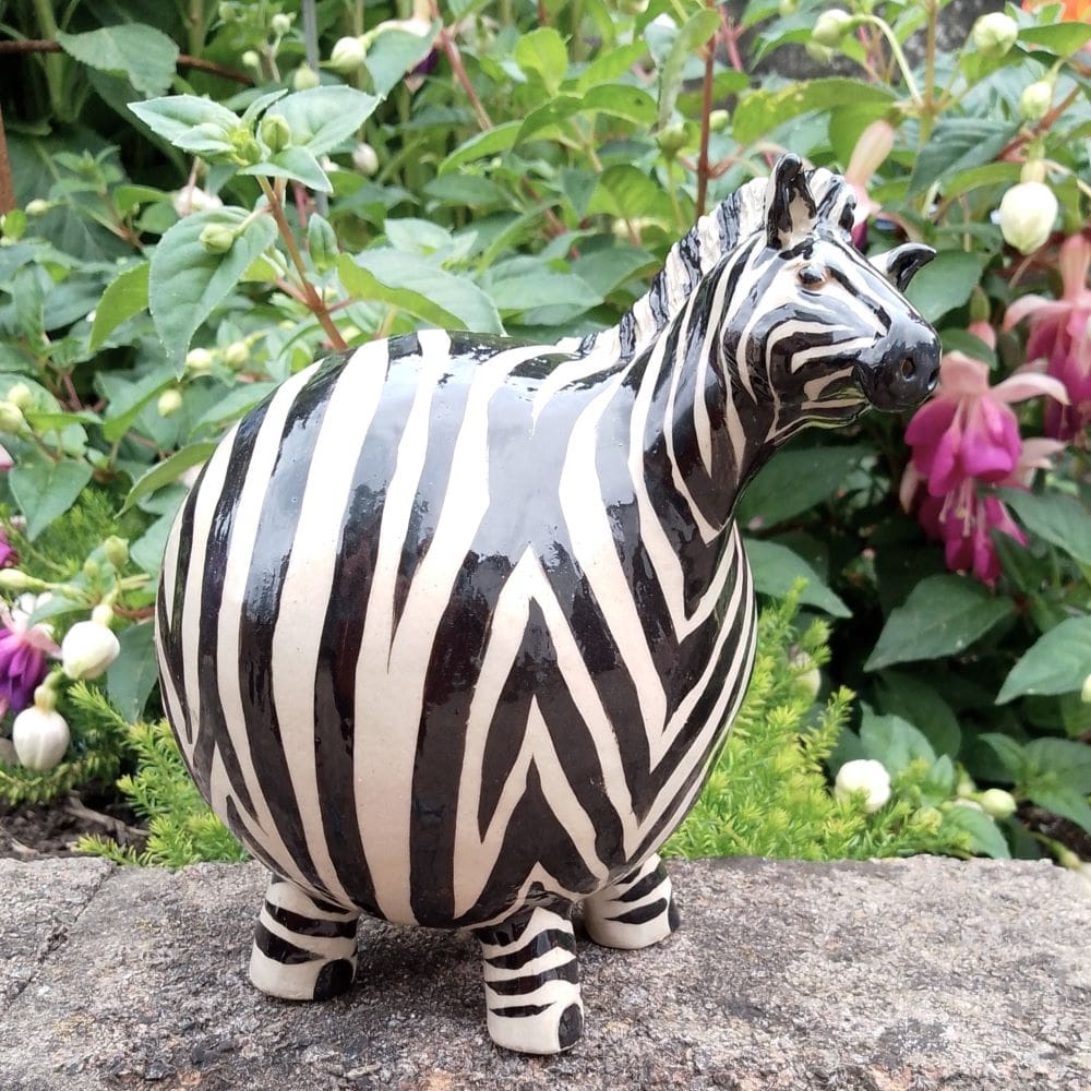 Ceramic Roly Poly Zebra