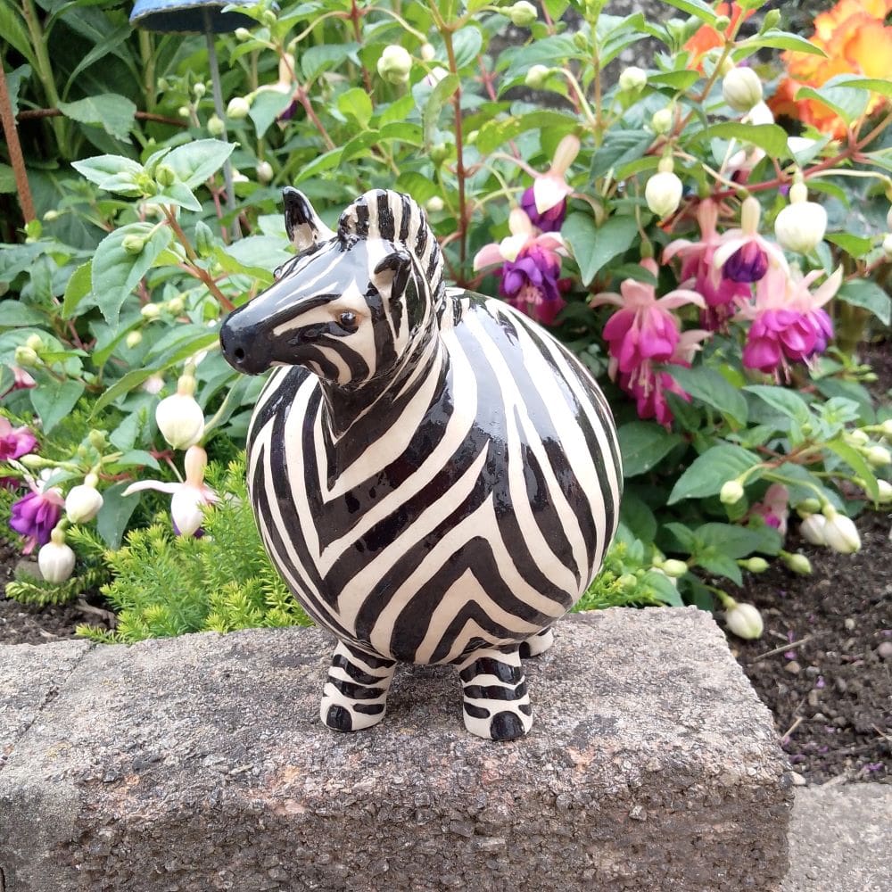 Ceramic Roly Poly Zebra