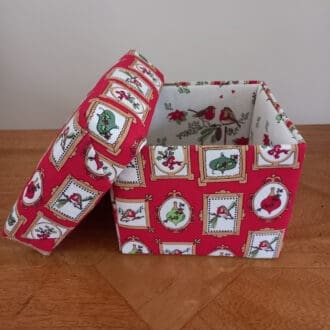Christmas Robin trinket box