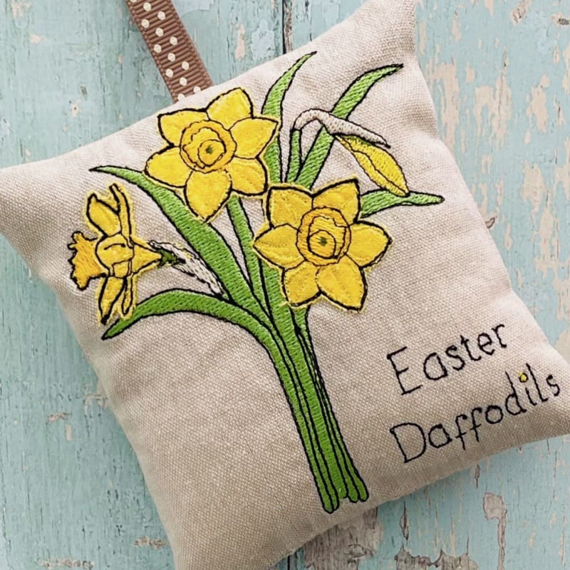Daffodil Lavender Bag Personalised Easter Gift
