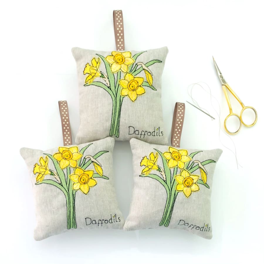Daffodil Lavender Bag Personalised Gift