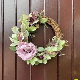 Dusky-pink-front-door-wreath