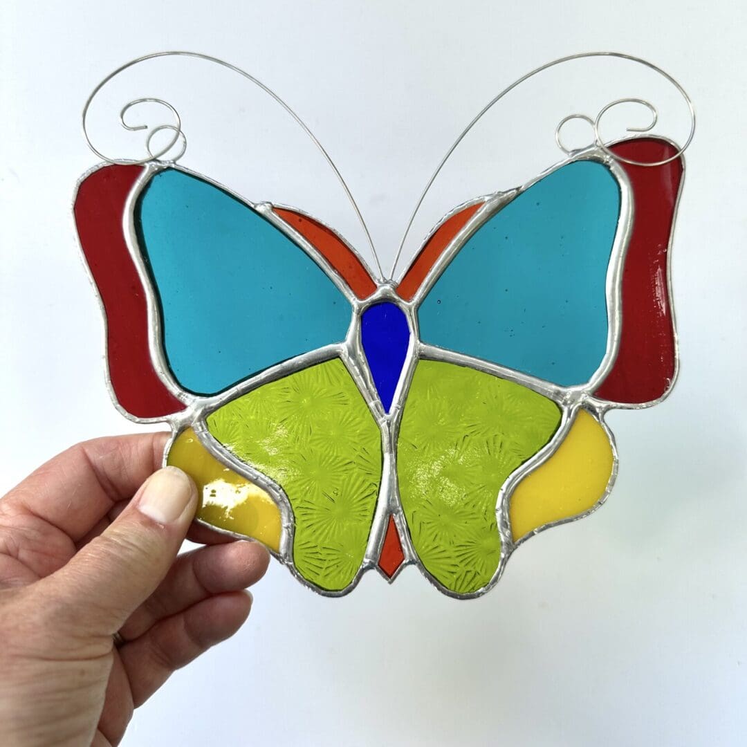 Stained glass butterfly