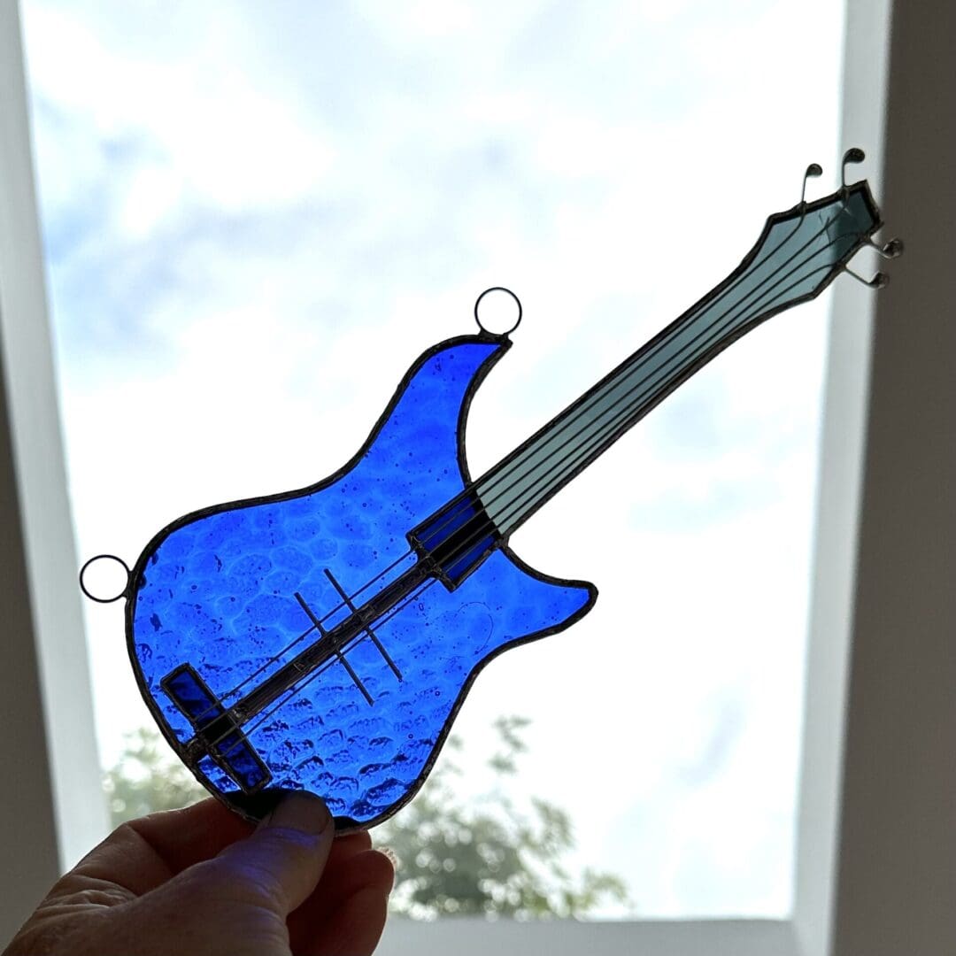 Stained glass guitar