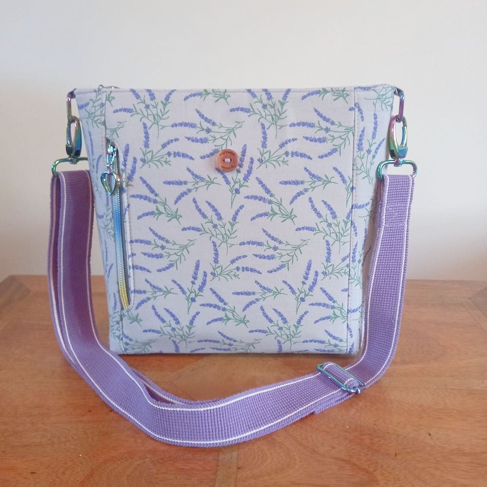 Lavender crossbody bag