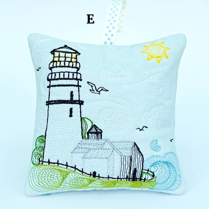 Lighthouse Beach Seaside Lavender Bag E