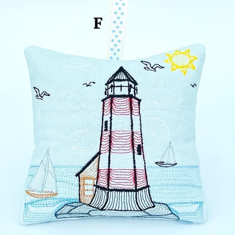 Lighthouse Beach Seaside Lavender Bag F