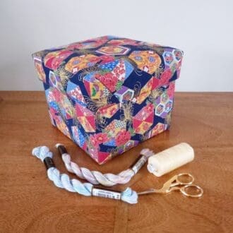 Multicoloured sewing box