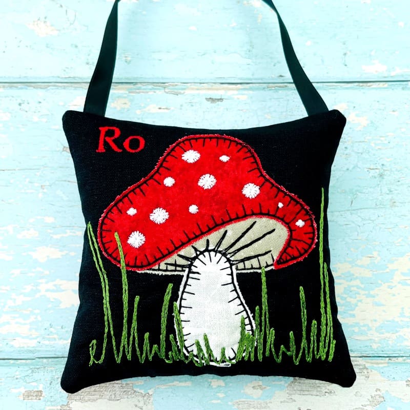 Natures Toadstool Linen Lavender Bag