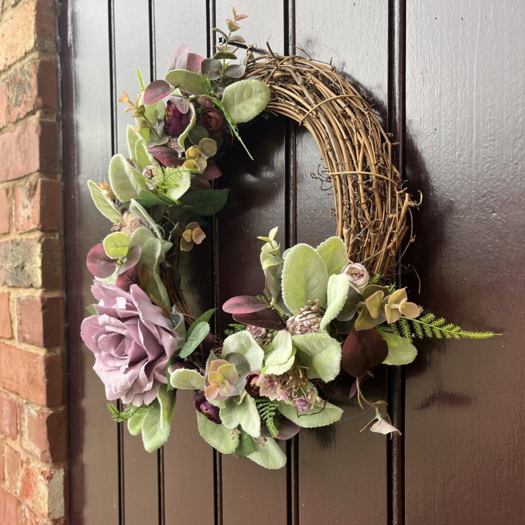 Dusky-pink-front-door-wreath