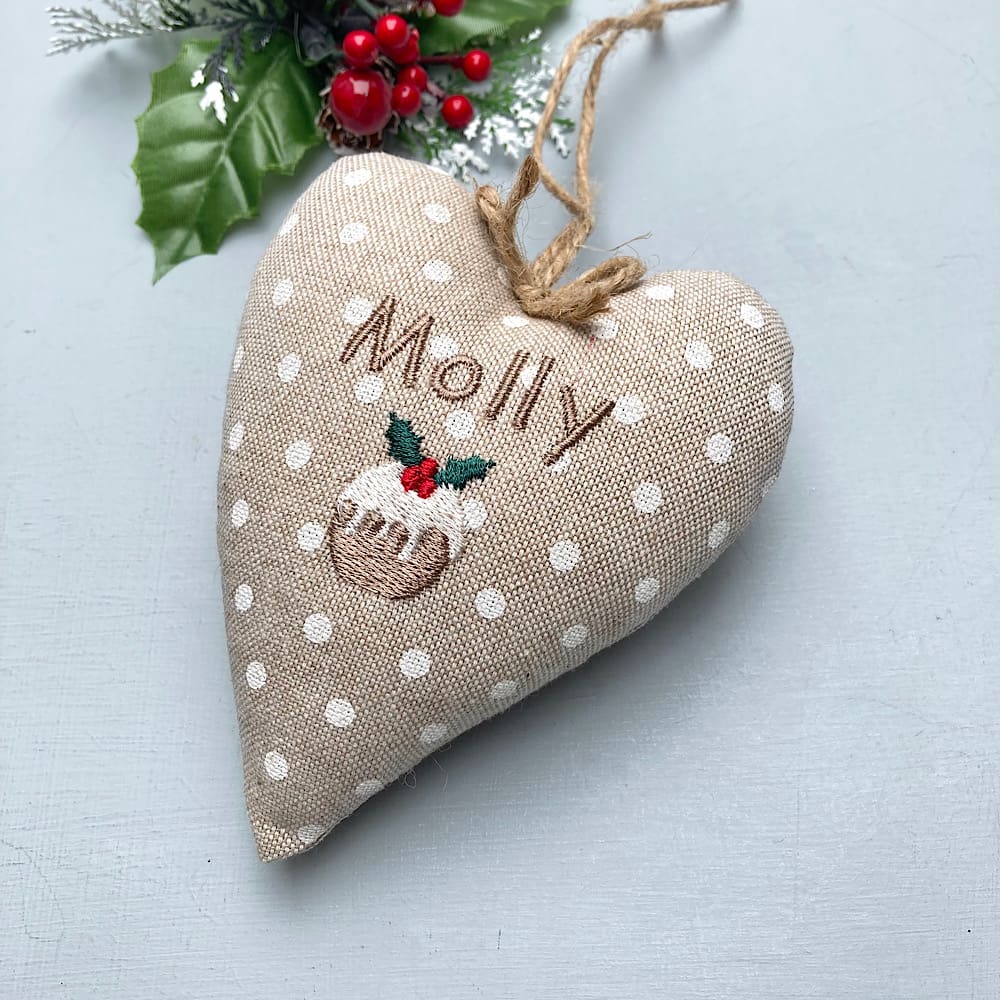 Personalised Christmas Heart