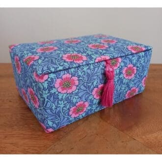 Pink and Blue Trinket Box