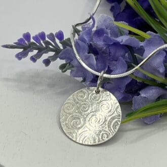 Sterling-Silver-Printed-Pendant-Necklace