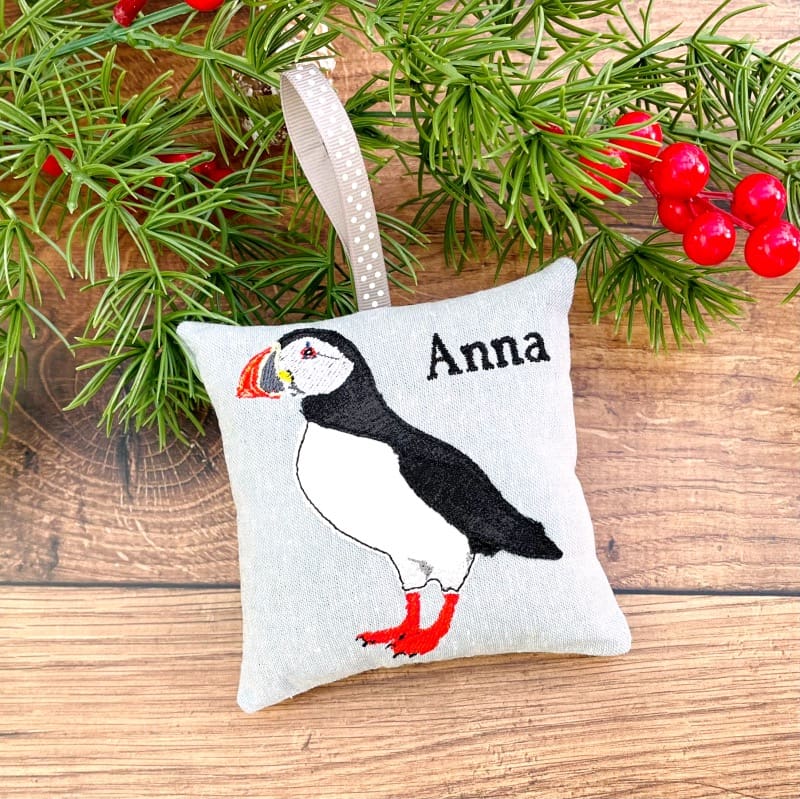 Puffin Lavender Bag Personalised Gift Anna