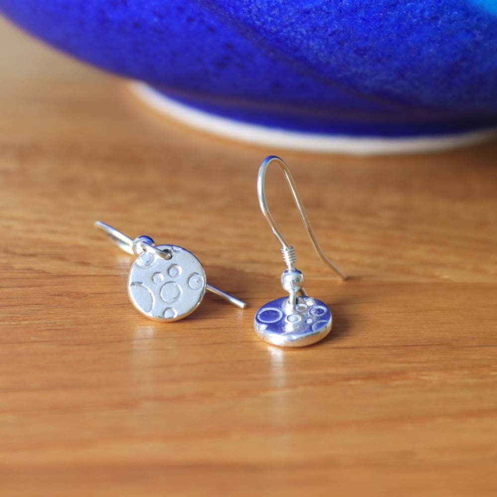 Recycled-Silver-Bubble-Drop-Earrings