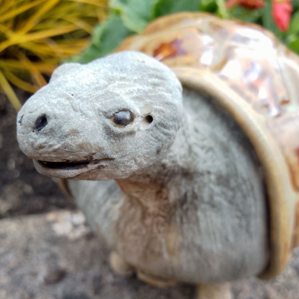 Roly Poly Ceramic Turtle