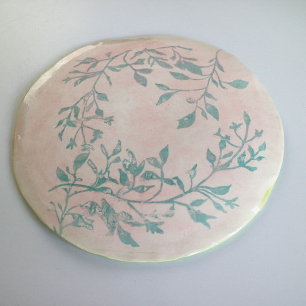 Stoneware ceramic plate from Adorn Ceramics