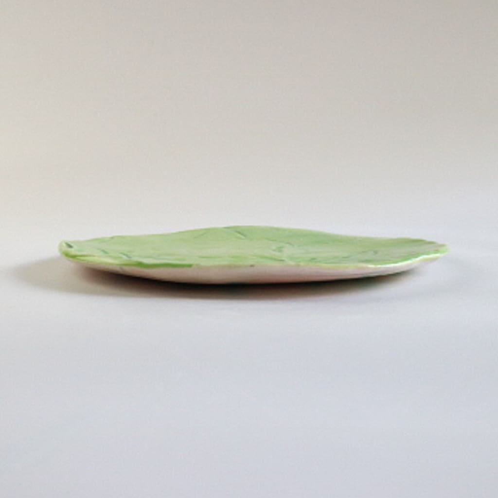 Stoneware botanical plate