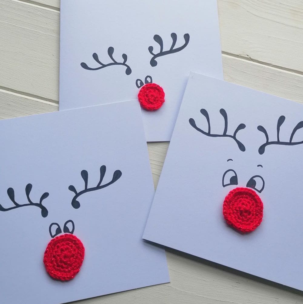 crocheted-rudolf-christmas-cards